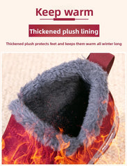 Women’s Waterproof Snow Boots – 2025 Plush Warm Ankle Winter Boots