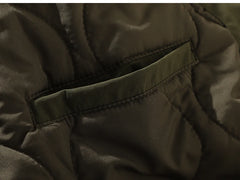 Retro Men's Cotton Jacket – Button-Up Waterproof Workwear Coat for Stylish Layering