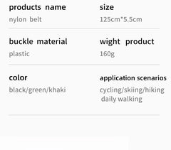 Quick Release Tactical Belt – Men’s Military Combat Outdoor Training Belt