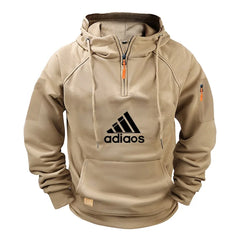 Men’s Autumn/Winter Hooded Sweatshirt – Fashionable, Warm & Casual Sports Pullover