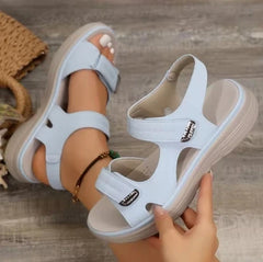 Women’s Summer Wedge Sandals – Lightweight Platform Beach Shoes