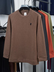 Luxury Embroidered Men’s Round-Neck Pullover