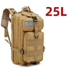 25L/50L Tactical Waterproof Outdoor Backpack – Trekking, Fishing, Hunting, Camping, Hiking
