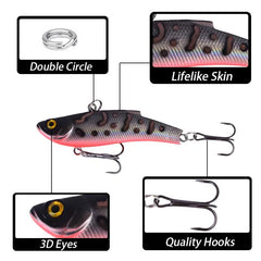10-Pcs VIB Crankbait Fishing Lures
