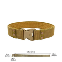 Quick Release Tactical Belt – Men’s Military Combat Outdoor Training Belt
