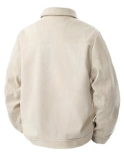 2025 Men’s Autumn Corduroy Lapel Jacket – Japanese Style Loose Trendy Coat