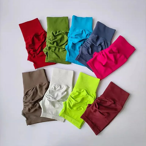 Women’s High-Waist Breathable Yoga Shorts