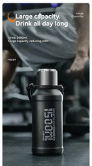 2L Thermos Bottle Insulated Water Bottle Vacuum Flasks Stainless Steel Thermal Bottle Cold coffee hot Tea Cup drinkware Gym mug