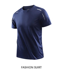 CHRLCK Men’s Quick-Dry Sports T-Shirt – Summer Outdoor