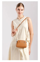 Genuine Leather Women’s Small Crossbody Shoulder Bag