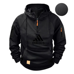 Men’s Autumn/Winter Hooded Sweatshirt – Fashionable, Warm & Casual Sports Pullover