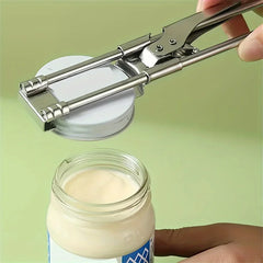 Adjustable Stainless Steel Can & Bottle Opener – Non-Slip Multifunctional Kitchen Tool