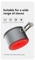 Naturehike Camping Cookware Set – Aluminum Alloy Pot Set for 4–7 People