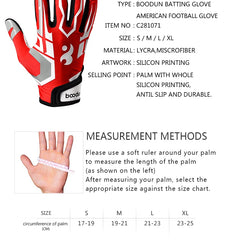 Padded Football Gloves – Adhesive Grip for Indoor & Outdoor Sports