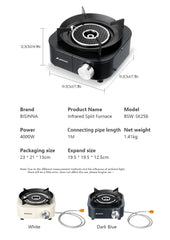 BISINNA 4000W Portable Infrared Gas Stove