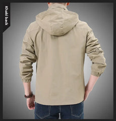 Men’s Gorpcore Tactical Jacket – Waterproof Military Windbreaker