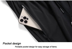 Men’s Reflective Quick-Dry Running Pants – Lightweight Summer Jogging & Hiking Trousers