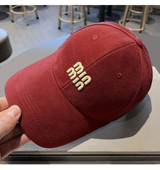 High-Quality Korean Embroidered Hard-Top Baseball Cap – Unisex Spring & Autumn Suncap