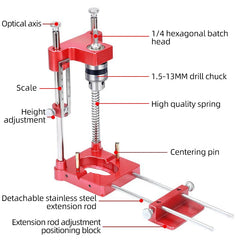Precision Woodworking Drill Locator & Guide Jig