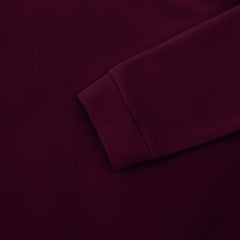Men’s Heavy Fleece Half-Zip Stand Collar Sweater
