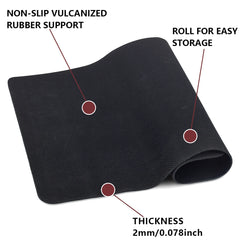 Gun Cleaning Rubber Mat — 3D Firearm Bench Mat / Mouse Pad (AR15 AK47 Glock 1911 etc.)