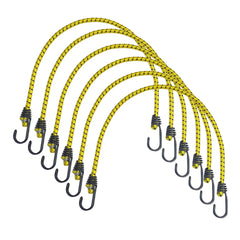 6pcs Elastic Bungee Cord Set – High-Elasticity Tie Down Straps for Camping, Bikes & Cars