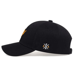 Finger Embroidery Cotton Baseball Cap – Casual Hip Hop Kpop Snapback Hat