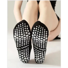 5 Pairs Women’s Non-Slip Grip Socks – Yoga & Pilates