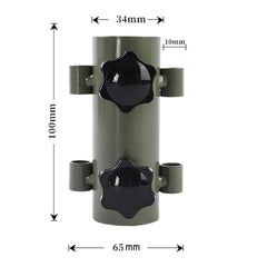 Portable Tent Rod Holder Set – Windproof Canopy Pole Fixing Kit for Camping & Fishing