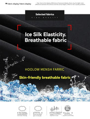 Men’s Ice Silk Quick-Dry Pants – Lightweight, Elastic, and Breathable Summer Trousers