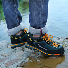 Men’s Waterproof Hiking Shoes – Anti-Collision Outdoor Climbing & Casual Sneakers