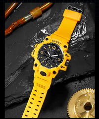 Teenage Men’s Glow Sports Watch – Trendy Electronic LED Watch