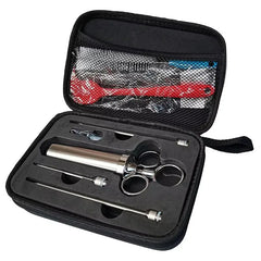 BBQ Meat Marinade Injector Syringe with 3 Stainless Steel Needles – Flavor Infuser for Steak, Pork & Chicken