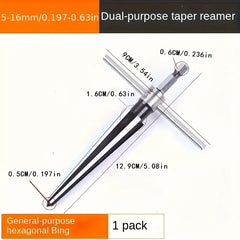 Handheld Cone Cutters for Wood, Metal & Plastic – Compatible Bit Chamfering To