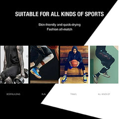 Men’s One-Leg Basketball Compression Tights – Athletic Base Layer Pants