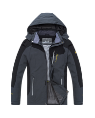 Men’s Waterproof Hiking Jacket – Windproof Outdoor Windbreaker