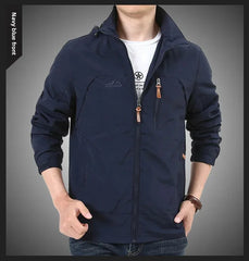 Men’s Gorpcore Tactical Jacket – Waterproof Military Windbreaker