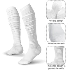 Men’s Over-the-Knee Football Socks – Non-Slip Athletic Socks (1 Pair)