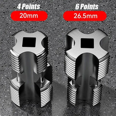 4-Point & 6-Point Water Pipe Inner Hole Opener – Drill-Driven Universal Tapping Tool