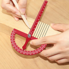 Aluminum Alloy Multifunctional Angle Protractor Ruler