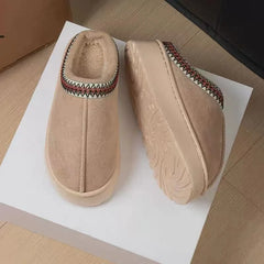 2025 Platform Fluffy Slippers – Unisex Winter Plush