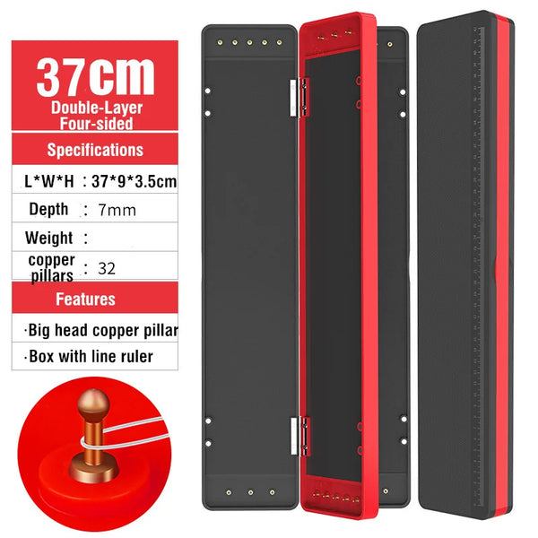 Multi-Layer Carp Fishing Tackle Box – Zig Chod Rig Storage Case with Anti-Slip Design (32/37/45CM)