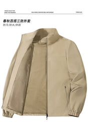 Men’s Plus Size Waterproof Jacket (5XL–8XL)