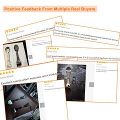 5-in-1 Tactical Spork – Stainless Steel Multi-Tool Camping Utensil