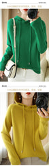 2025 Women’s Knit Hooded Sweater – Warm Autumn/Winter Casual Pullover