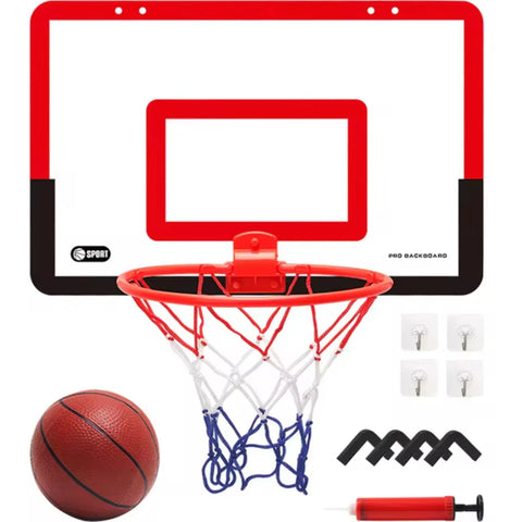 Adjustable Kids Indoor Basketball Hoop – Wall-Mounted Safe Play Set