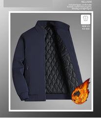 BROWON 8XL Men’s Thick Winter Jacket – Waterproof Stand Collar Coat