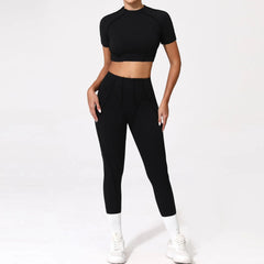 Women’s Seamless High-Waist Yoga Set