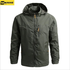 Men’s Gorpcore Tactical Jacket – Waterproof Military Windbreaker