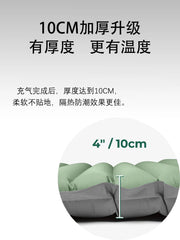 Ultralight Folding Camping Sleeping Pad with Pillow – Inflatable Air Mat for Outdoor Travel, Beach & Hiking